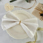 6pcs Cloth Napkins 30X45CM Orange Cotton Polyester Blend Kitchen Washable Dinner Reusable Napkins Wedding Party Table Decoration
