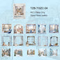 JIANWU Weather Window Series Vintage Plant Flower Landscape Material Collage PET Sticker Creative DIY Journal Stationery