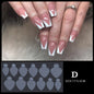 12pcs Manicure Paper Matte Paperless Tray Auxiliary For Nail Art Decorations Paperless Holder Extension Adhesive