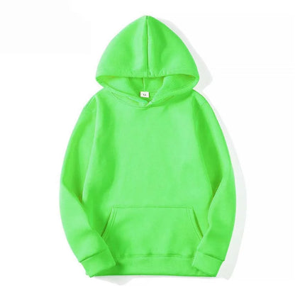 2025 Men's Solid Color Hooded Sweaters Men's Warm Wool Sweater Fashionable Street Clothing Loose  Breathable Jersey Brand Hooded