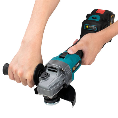 Gisam 125mm M14 Brushless Angle Grinder 7 Gears Cordless Grinding Machine Cutting Woodworking Tools For Makita 18V Battery Pins