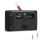 PD QC3.0 Car Charger Socket Quick Charge 12V/24V For Motorcycle Auto Truck ATV RV Bus Dual USB Power Adapter Outlet LED Light