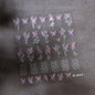 Shiny Jelly Butterfly Charming Golden Gradient Bowknot 5D Self Adhesive Nail Art Sticker Flower Petal Rhinestone Manicure Decals