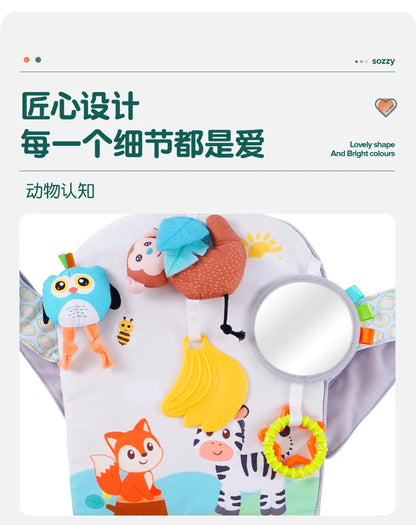 New Baby Toy Eletric Simulation Steering Wheel Toys With Light Sound Baby Kids Developing Educational Games Car Seat Back Gifts
