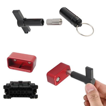 OBD2 Port Anti-Theft Lockout Tool for Cars/SUVs/Trucks obd2 Lock Anti Theft Protector Red OBD Port Protector