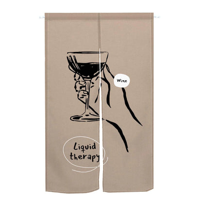 Custom Japanese Resturant Ramen Noren Curtain  Noodles Shop Kitchen Cloth Doorway Curtains Oil Smoke Proof Partition No Punching