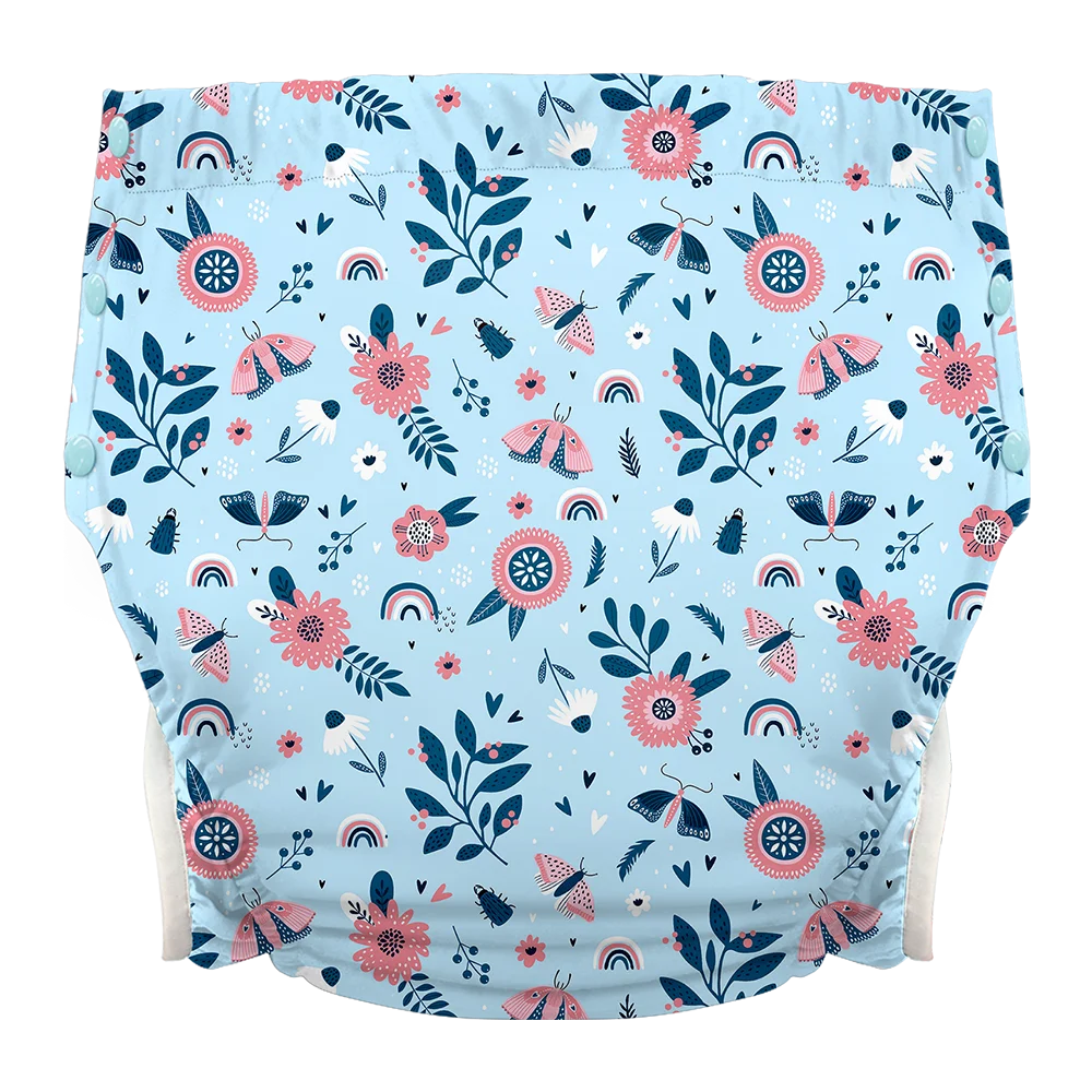 Breathable Adult Cloth Diaper Waterproof Old Man's Diaper Pants Reusable Diapers Trouser Pocket Anti-leak Breathable Nappy Pads