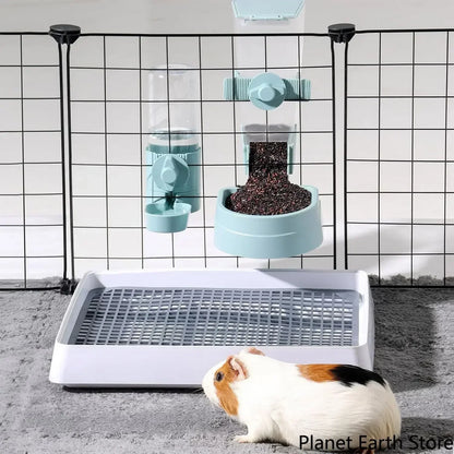 4/10Pcs Rabbit Guinea Pig Cage Liner Small Pet Items Waterproof Anti Slip Bedding Mat Highly Absorbent Pee Pad For Pet SleepMat