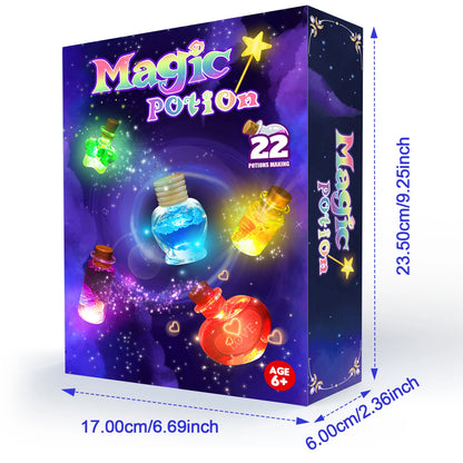 DIY Fairy Magical Potions Kit Horror Halloween Christmas Gifts Witches' Magical Color Changing Freezing Potions Art Craft Kit