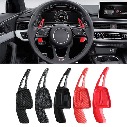 For Audi A3 A4L A5 A8 S3 S5 SQ5 Q7 R8 TT TTS Auto Steering Wheel Rear Shift Paddle Car Shift Equipment Semi Automatic Clutch Red