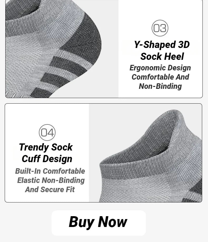 3 Pairs Ankle Athletic Running Socks Cushioned  Breathable Low Cut Sports Tab Socks For Men And Women