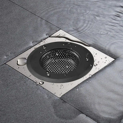Black Stainless Steel Mesh Sink Strainers Kitchen Bathroom Sink Filters Sink Strainer Drain Hole Filter Trap Waste Screen S/M/L