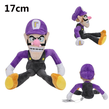 Cartoon Plush Toy Bullet Bill Shy Guy Waluigi Wario Donkey Kong King Boo Spiny Dry Bones Anime Stuffed Doll Peluche Toys Gift