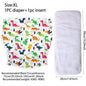 Ice Silk Adult Cloth Disaper Waterproof Old Man's Diaper Pants Reusable Diapers Trouser Pocket Anti-leak Breathable Nappy Pads