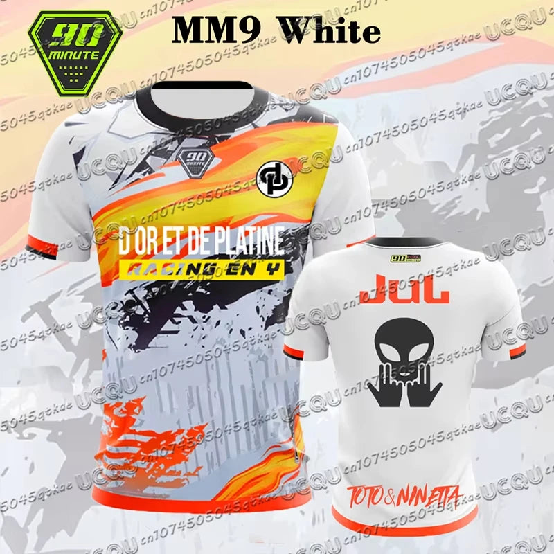 New Maillot JUL T-shirt Summer Youth Breathable And Quick-drying Training Football Shirts Parent-Child Sports Jerseys Men's Tops