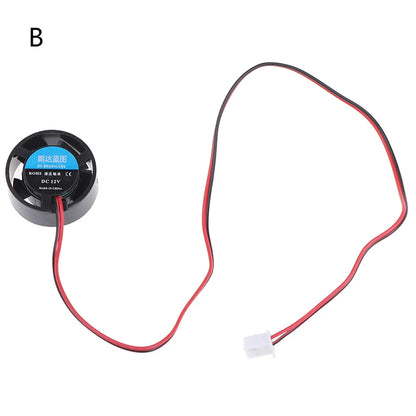 25.5x10mm 5V 9V 12V 24V Round Mini Cooling Fan for LED Lamps Computer Radiator