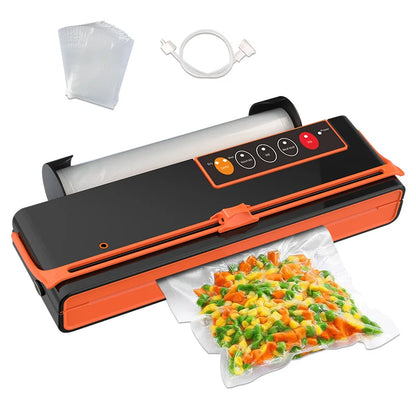 AGASHE Food Vacuum Sealer Machine, Degasser Vacuum Packer for Products with Cutter, Double Pump Air Packaging Machine for Kitche