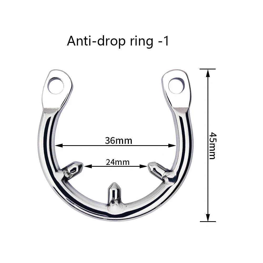FRKO Men Chastity Cage With Invisible Lock Device Cock Rings Metal Urethral Catheter Dilator Penis Plug Urethra Catheter BDSM 18