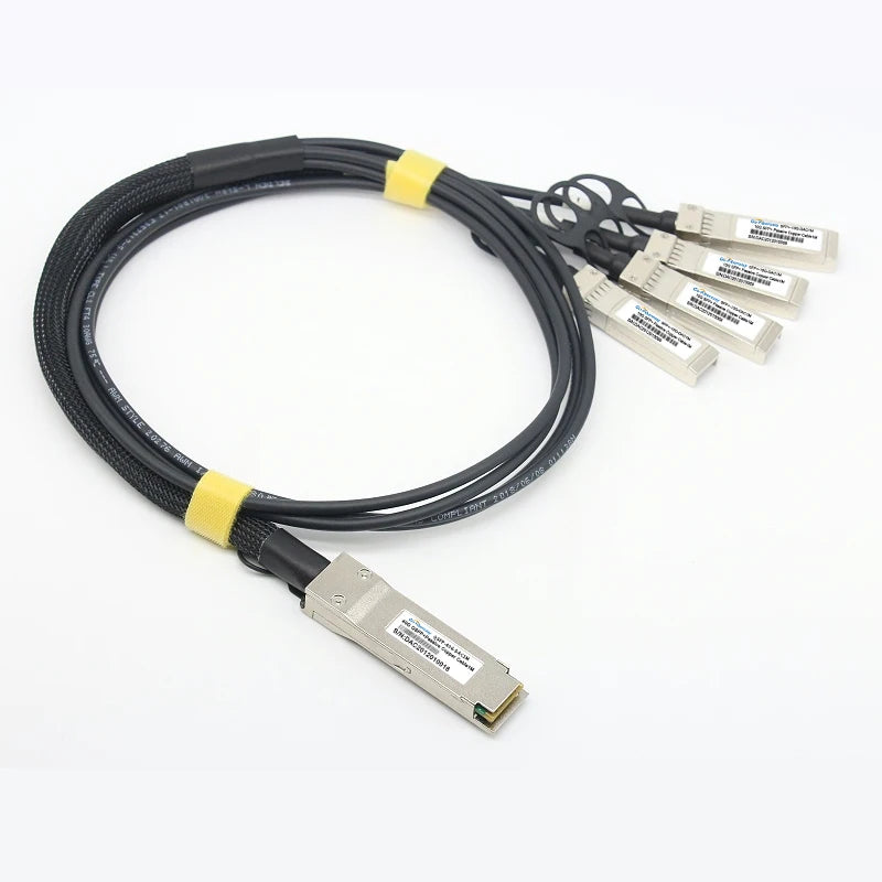 40G QSFP To 4*10G SFP+ DAC Cable 1m/2m/3m Direct Attach Copper Breakout Cable Compatible with Cisco,HuaWei,Mikrotik Fiber Switch