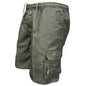 Men's Summer Tactical Cargo Shorts Military - Inspired Fashionable Pockets Camouflage for Jogging, Hiking & Work