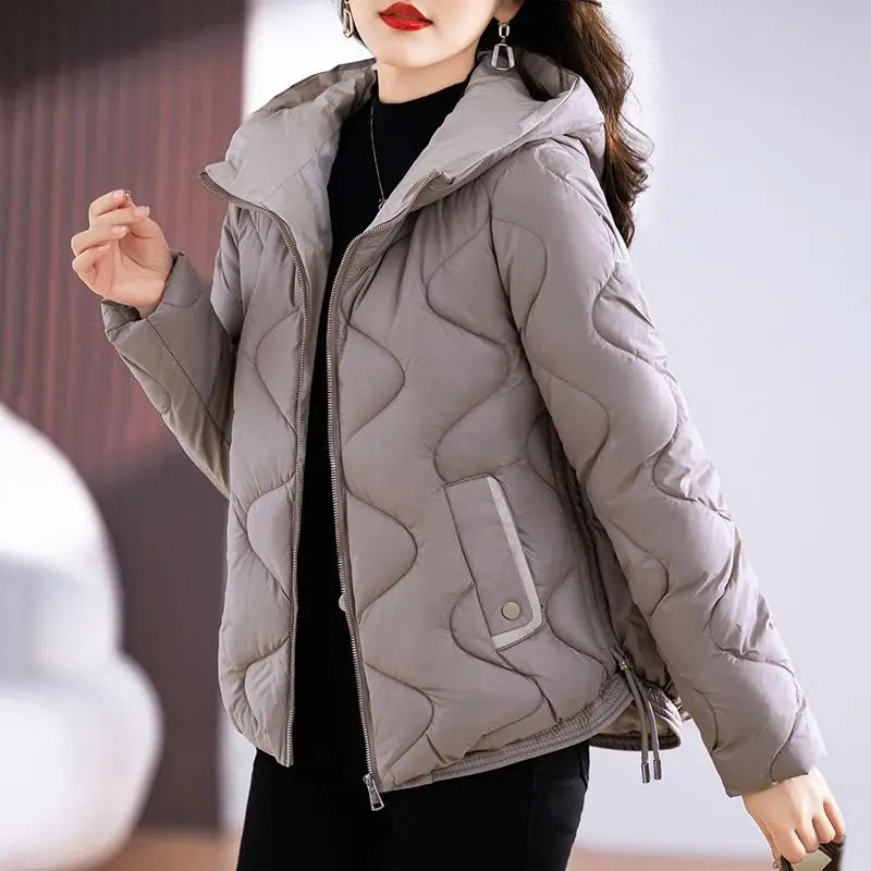 Hooded Parkas Women Winter 4XL Korean Fashion All-match Coats Thicken Keep Warm Streetwear Cold Wear Casual Female Outwear Ins