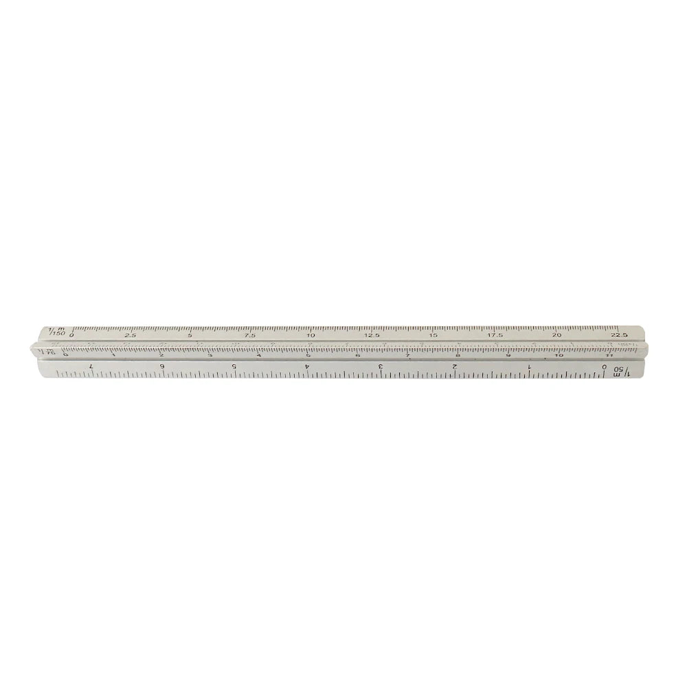 TUTU high quality colorful 15cm aluminum triangular scale ruler aluminum 1:20 - 1:600 alloy metal scale regua desenho H0003