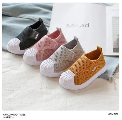 Children Casual Shoes Kids Sneakers for Toddlers Boys Girls Air Mesh Breathable Classic 2025 Spring Autumn Skate Shoes Anti-kick