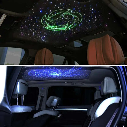 RGBW 1/2/4 split machine Car Roof Star Light APP Control Fiber Optic Star Ceiling Light Starry Sky ceiling for Car Home