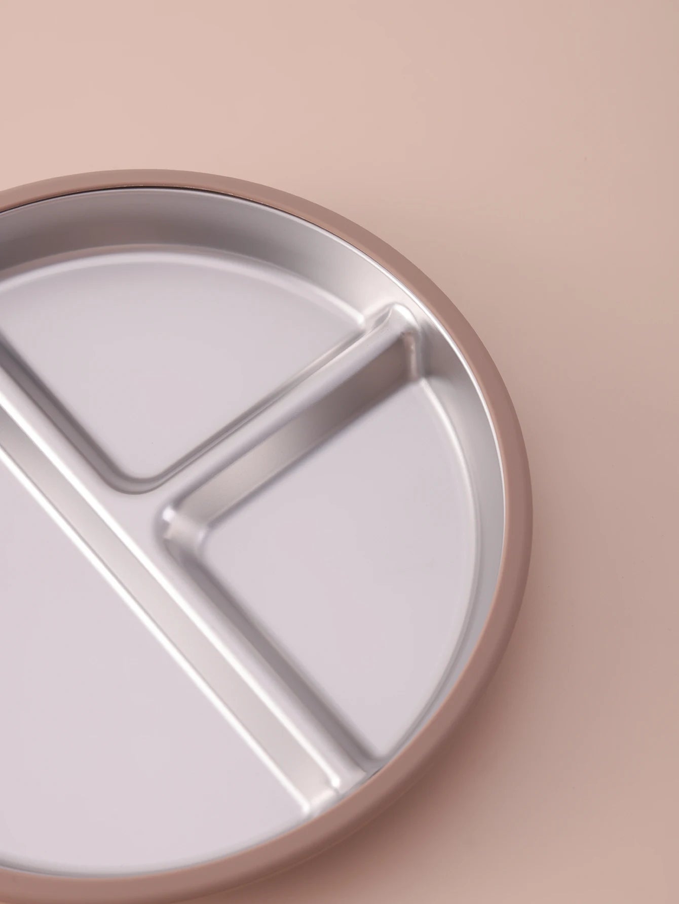 1PCS Stainless Steel Dishes Plate Detachable Suction Bowl For Baby Feeding BPA Free Silicone Base Tableware Newborn Essentials