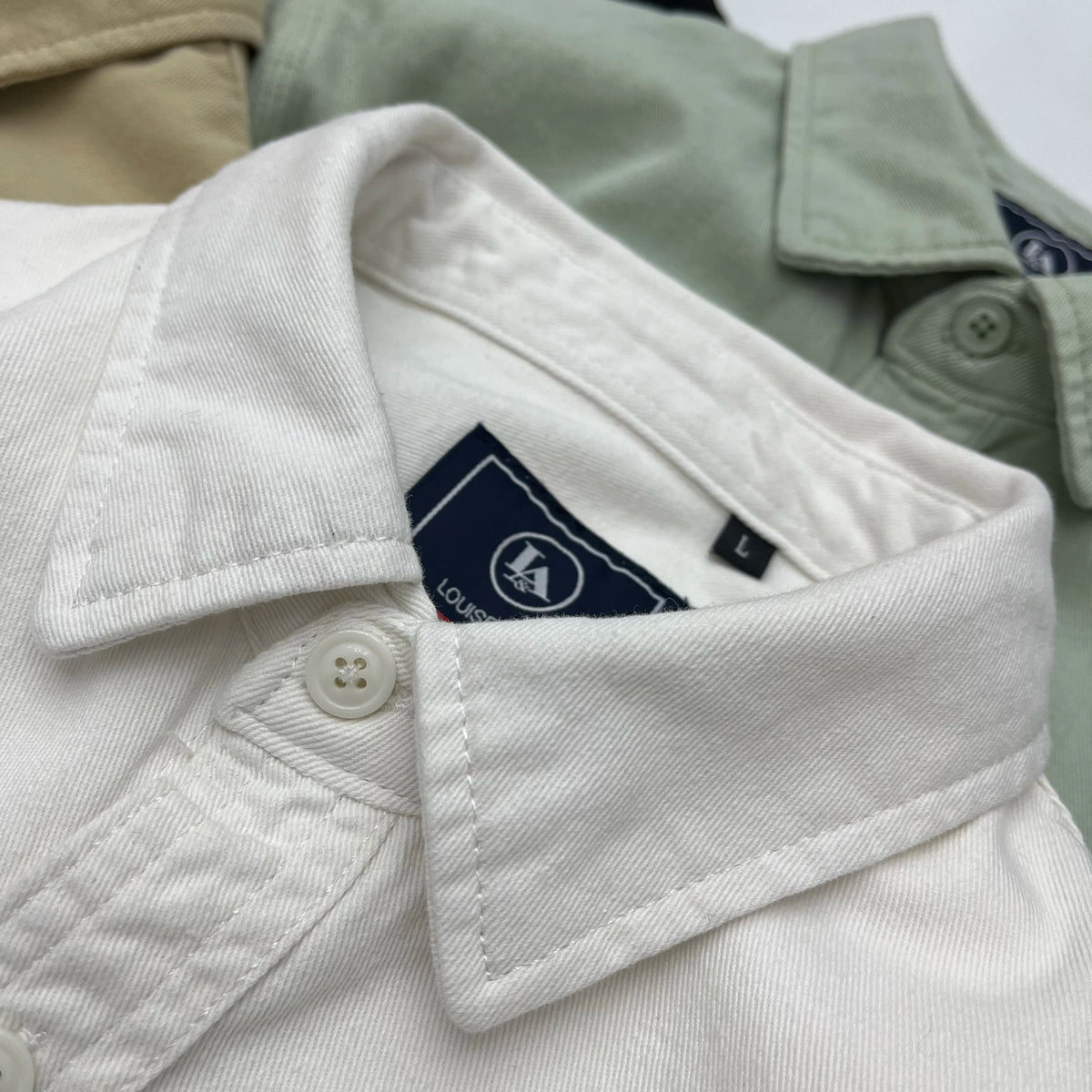 Autumn New Japanese Retro Heavyweight Twill Long-Sleeve Turn-down Collar 100% Cotton Shirt Men's Fashion Washed Casual Blouses