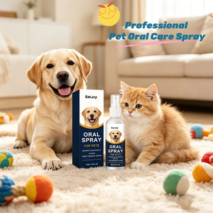 Pet Mouth Cleaning Spray Natural Plants Tartar Remover Cleaning Bad Smell Tongue Pet Accessories Dog And Cats Oral Cleanse Spray