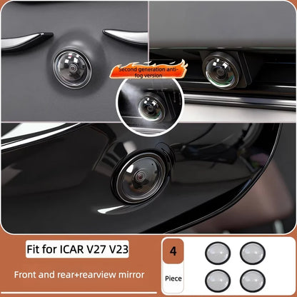Fit for Chery ICAR V27 V23 Auto Camera Protective Cover 360-degree Image Lens Protective Cover Rain Cover Auto Protective Piece