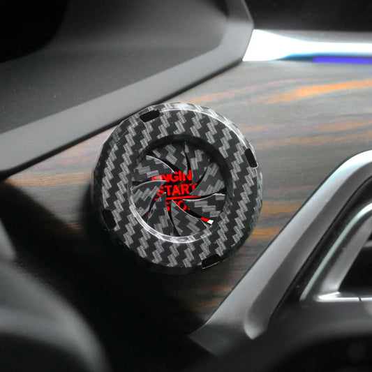 For One Button Start Stop Car Decorative Ring Cover Knob Style Decorative Cover Ignition Switchs Hiddens Protective Cover