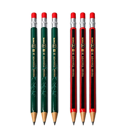 1-42Pcs Mechanical Pencils Set 2B 2.0mm Automatic Student Pencils with Sharpener Color Pencil Leads School Pens Cute Stationery