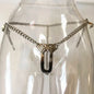 Stainless Steel Invisible Female Chastity Belt Sexy Briefs Leather Bondage Metal Chain Erotic Pants Adult Games BDSM Fetish Wear