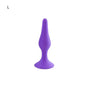 Silicone Pleasure Anal Plug 4-Piece Set - Anal Stimulation Beads, Hands-Free Suction Cup Anal Plug, Adult Erotic Sex Toy