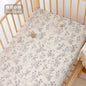 1pcs 130*70CM Breathable Cotton Fitted Crib Sheets for Baby Crib Mattress Cover Soft Bedding Set of Solid Color Infant Bed Sheet