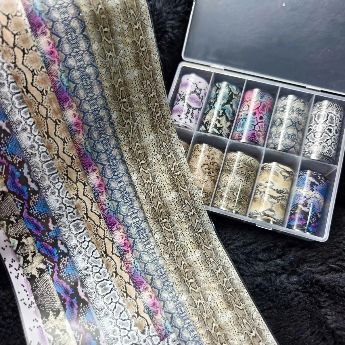 10Rolls Halloween  Flower Plaid Angel Marble  Bow Nail Foils Transfer Paper  Nail Art Stickers   Decal  Nails Decoration