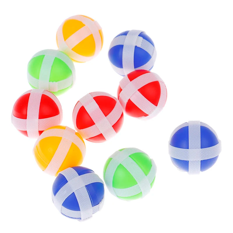 5/10 PCS Sports Games Dart Board Target Shooting Target Ball Toy Outdoor Toy Sticky Ball Random Color