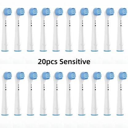 Brush Head Nozzles for Braun Oral B Replacement Toothbrush Head Sensitive Clean Sensi Ultrathin Gum Care Brush Head for Oralb