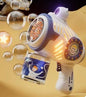 Children's Bubble Blowing Machine 2023 New Online Popular Popular Full Automatic Electric Gun Male and Female Toys