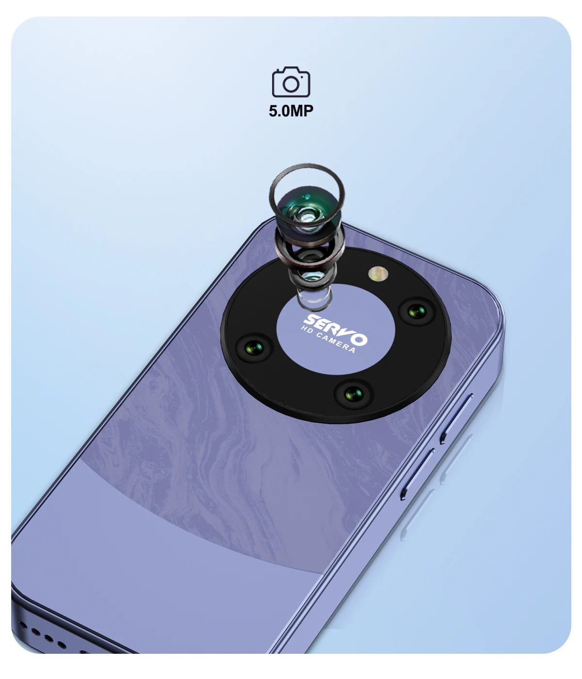 SERVO KING9000 4G LTE Mini Smartphone Android System RAM 2GB ROM 16GB Google Play WhatsAPP Hotspot 2 SIM Pocket Small Cellphones