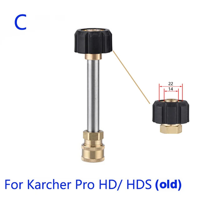 ROUE High Pressure Washer Car Washer Extension Lance Nozzle 1/4" Quick Connector  for Parkside Karcher Stihl Nilfisk Bosch