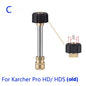 ROUE High Pressure Washer Car Washer Extension Lance Nozzle 1/4" Quick Connector  for Parkside Karcher Stihl Nilfisk Bosch