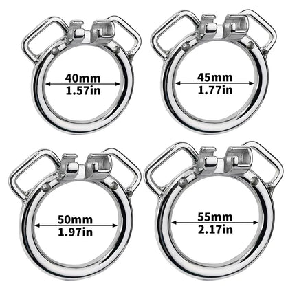 Stainless Steel Chastity Cage Device Penis Rings Bondage Belt Cock CB Lock BDSM Sex Toys for Man Gay Adult Products Accessories