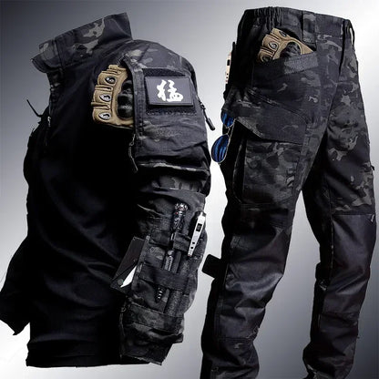 Tactical Frog Suit Men Airsoft Clothes Hunting Paintball Military Sets Assault Shirts Special Forces Outdoor Uniform Pants
