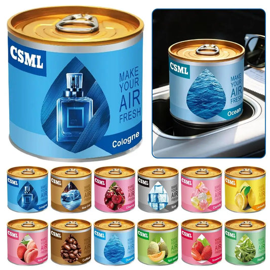 Air Freshener Car Solid Bubble Gum Scent Organic Cans Odor Eliminator Essential Long-Lasting Strong Fragrance For Auto Home