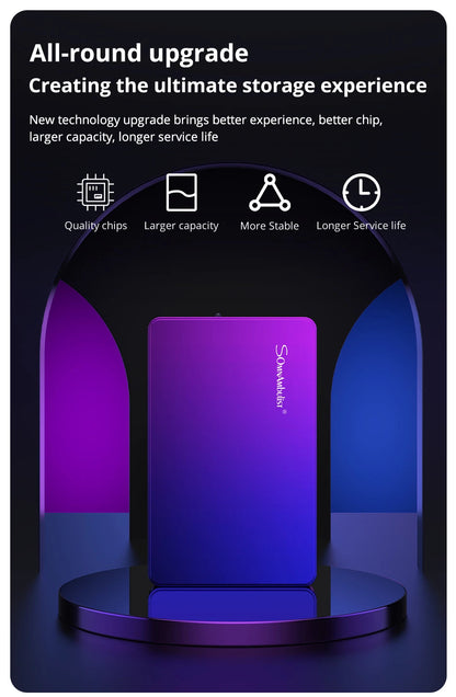 SomnAmbulist HDD 2.5Inch Portable External Hard Drive 250GB 320GB 500GB 1TB USB3.0 Storage Compatible for PC Laptops TV PS4 Xbox