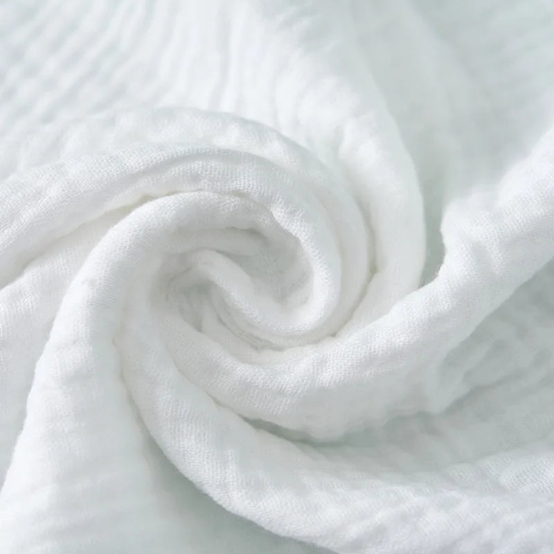 Soft Baby Nappies 100% Cotton Double Layer Washable Gauze Cloth Diapers for Newborns/Babies Ultra Thin Breathable Reusable