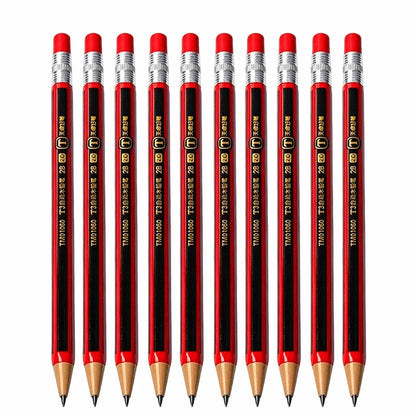 1-42Pcs Mechanical Pencils Set 2B 2.0mm Automatic Student Pencils with Sharpener Color Pencil Leads School Pens Cute Stationery